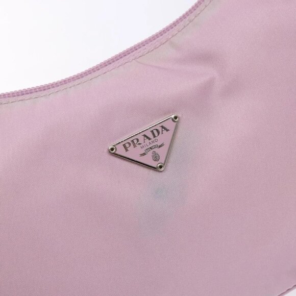 PRADA Hand Bag Nylon Pink Auth - Picture 12 of 16